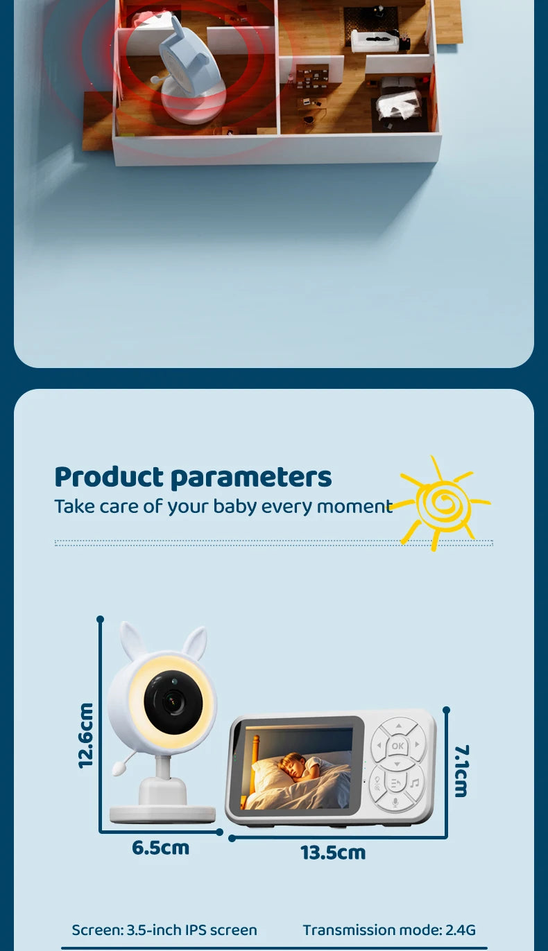 DANMINI night light baby monitor
